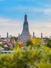Naklejka premium Vertical image of Wat Arun in Bangkok, Thailand.