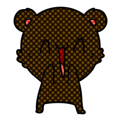 happy bear cartoon