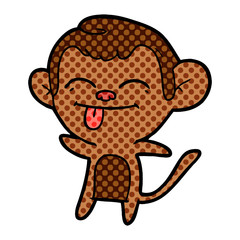 funny cartoon monkey