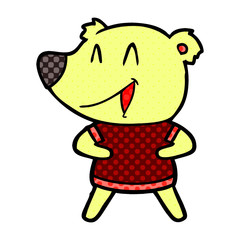 laughing bear cartoon