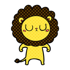 cartoon lion