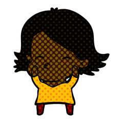 cartoon woman
