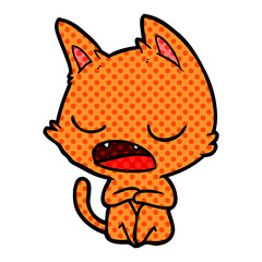 talking cat cartoon