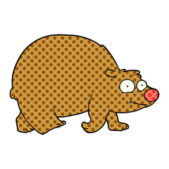 cartoon walking bear