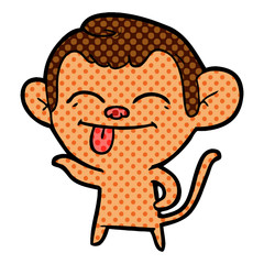 funny cartoon monkey