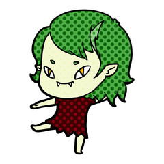 cartoon friendly vampire girl