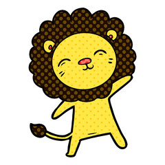 cartoon lion