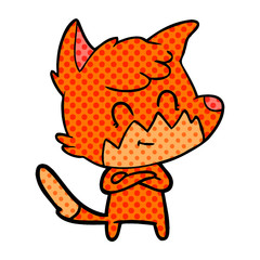 cartoon friendly fox