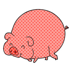 cartoon pig