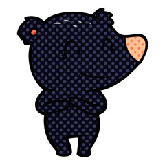 friendly bear cartoon