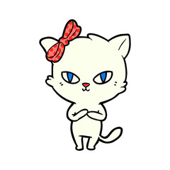 cute cartoon cat