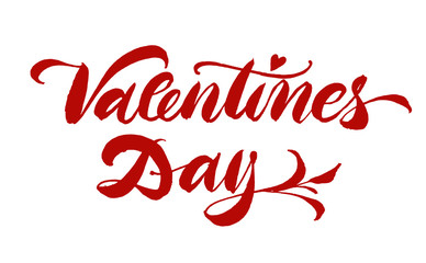 VALENTINES DAY Hand drawn lettering