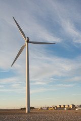 Wind turbines in Zaragoza Spain