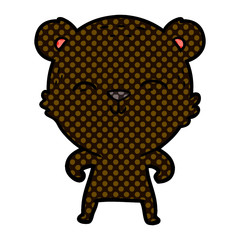 Obraz premium happy cartoon bear