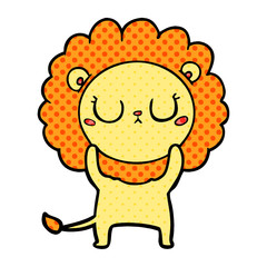 cartoon lion
