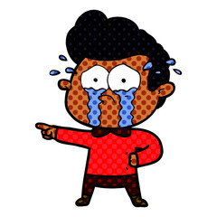 cartoon crying man