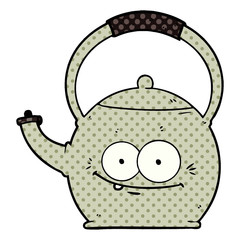 cartoon kettle