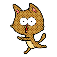 funny cartoon cat