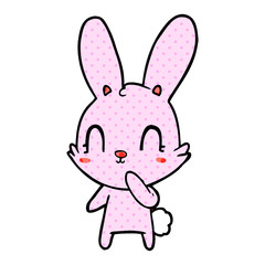 cute cartoon rabbit