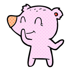 friendly bear cartoon