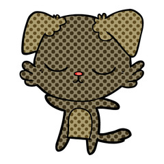 cute cartoon dog