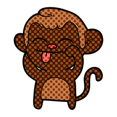 funny cartoon monkey