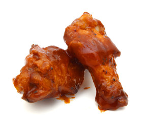 Chicken wings with barbeque sauce