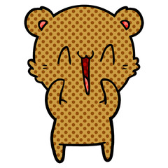 happy bear cartoon