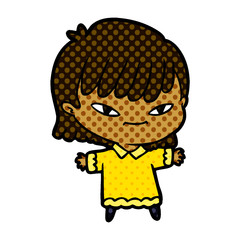 Fototapeta premium cartoon woman