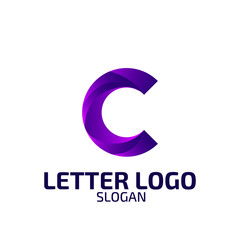 Letter C Logo. Logo Template