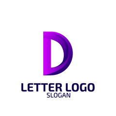 Letter D Logo. Logo Template