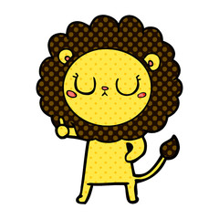 cartoon lion