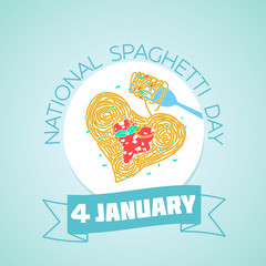 january 4 National Spaghetti Day