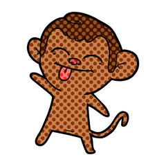 funny cartoon monkey