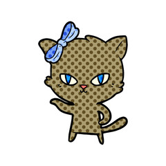 cute cartoon cat