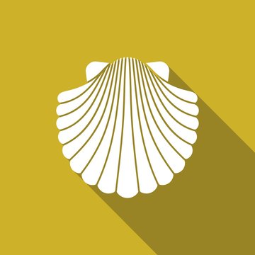 recommend clip art: Shell Flat Icon