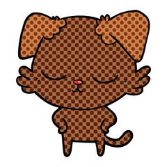 cute cartoon dog