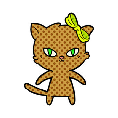 cute cartoon cat