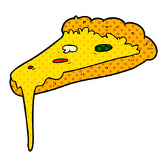 cartoon slice of pizza