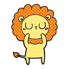 cartoon lion