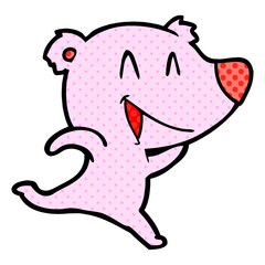 laughing bear cartoon