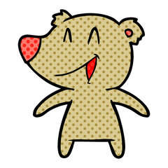 laughing bear cartoon