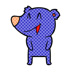laughing bear cartoon