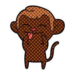funny cartoon monkey