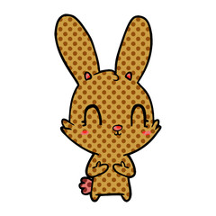 cute cartoon rabbit