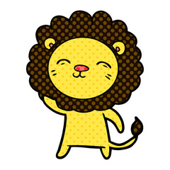 cartoon lion