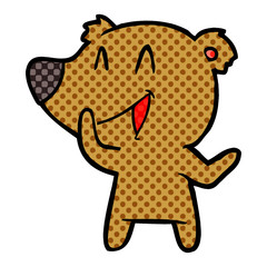 laughing bear cartoon