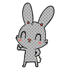 cute cartoon rabbit