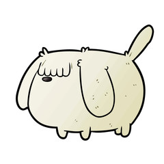 cute funny cartoon dog