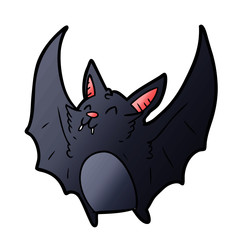 cartoon vampire halloween bat